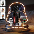 Personalized Acrylic LED Night Light Custom Name Gift for Dad Acrylic LED Night Light GradoCreations
