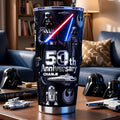 Personalized Star Wars 50th Anniversary Tumbler Custom Name Gift Tumbler GradoCreations