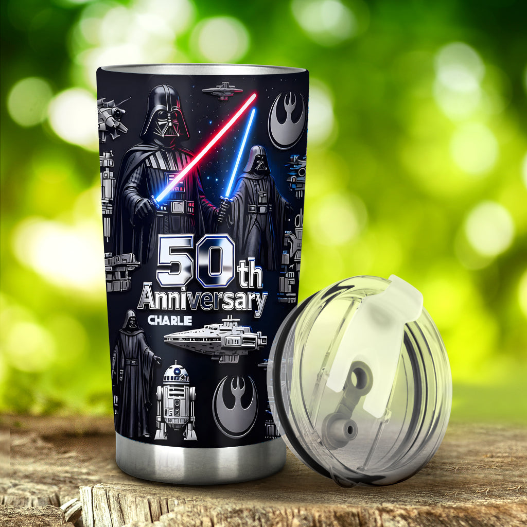 Personalized Star Wars 50th Anniversary Tumbler Custom Name Gift Tumbler GradoCreations