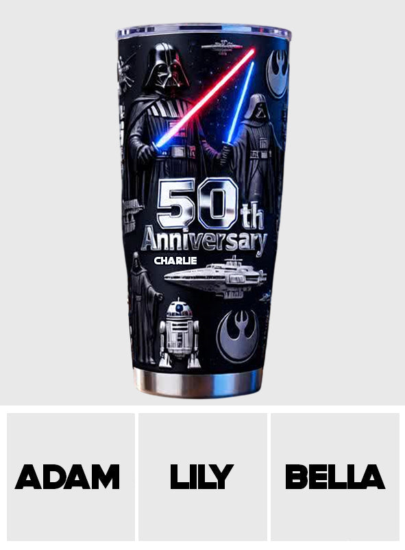 Personalized Star Wars 50th Anniversary Tumbler Custom Name Gift Tumbler GradoCreations