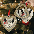 Personalized Flip Ornament Custom Rotating Design Gift for Christmas Flip Ornament GradoCreations