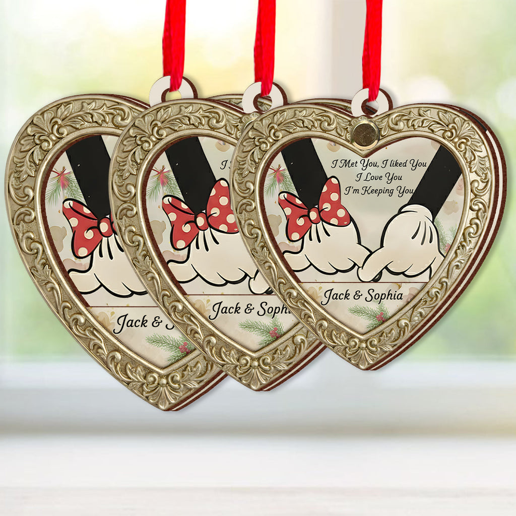 Personalized Flip Ornament Custom Rotating Design Gift for Christmas Flip Ornament GradoCreations