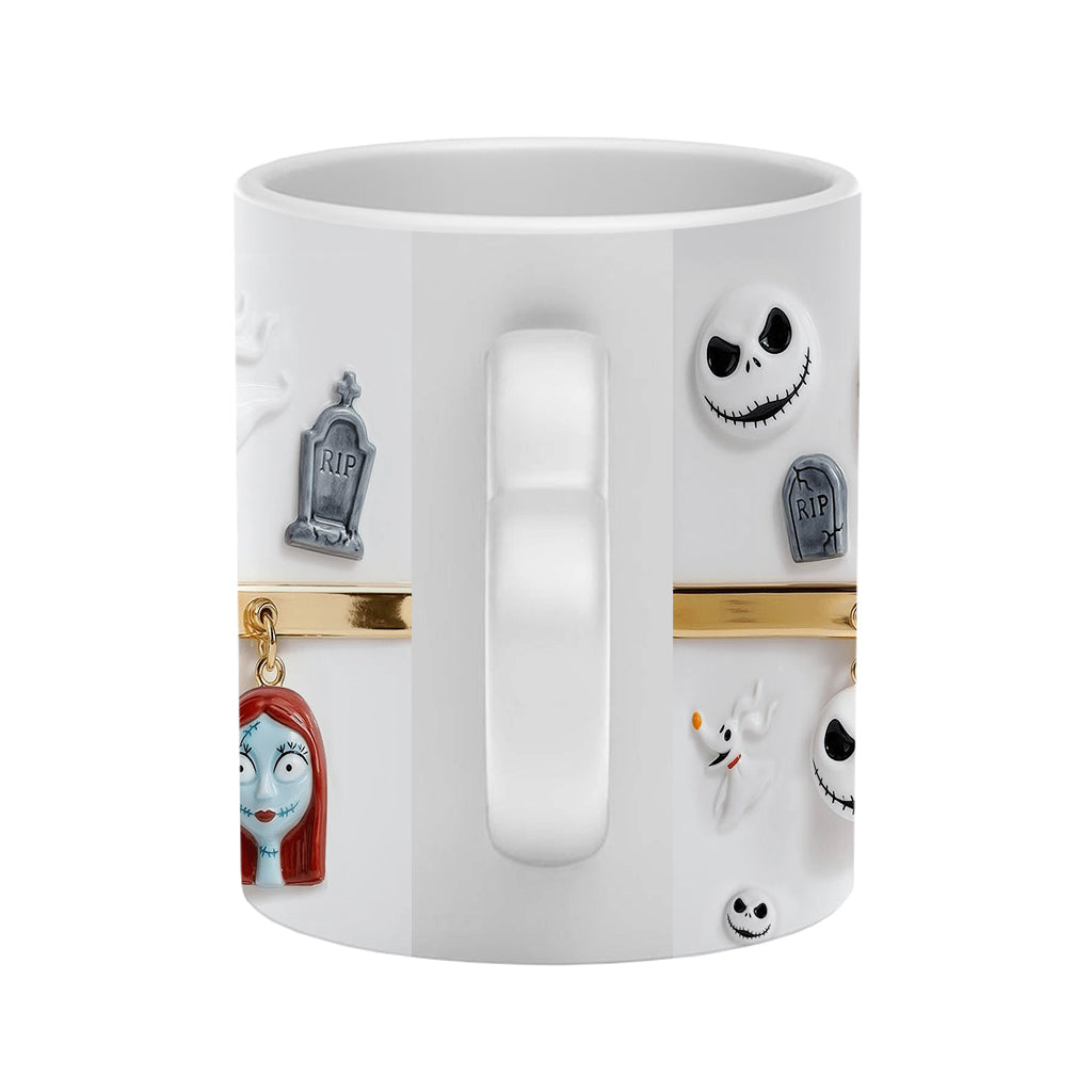 Personalized Heart Handle Mug Unique Gift for Couples Heart Handle Mug GradoCreations