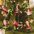 Personalized Family Christmas Ornament Custom Acrylic Gift One-sided Ornament GradoCreations