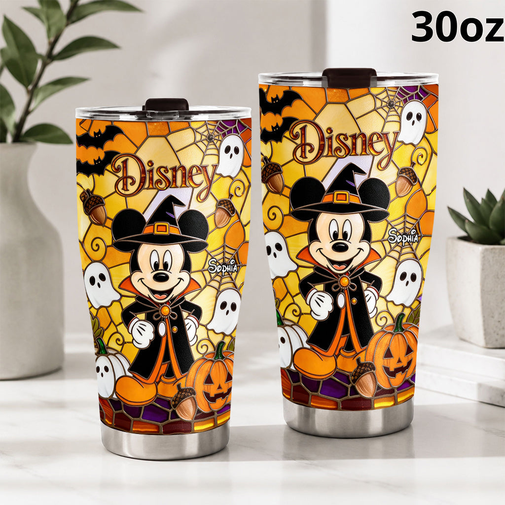 Personalized Halloween Mickey Mouse Tumbler Custom Drinkware Gift Tumbler GradoCreations