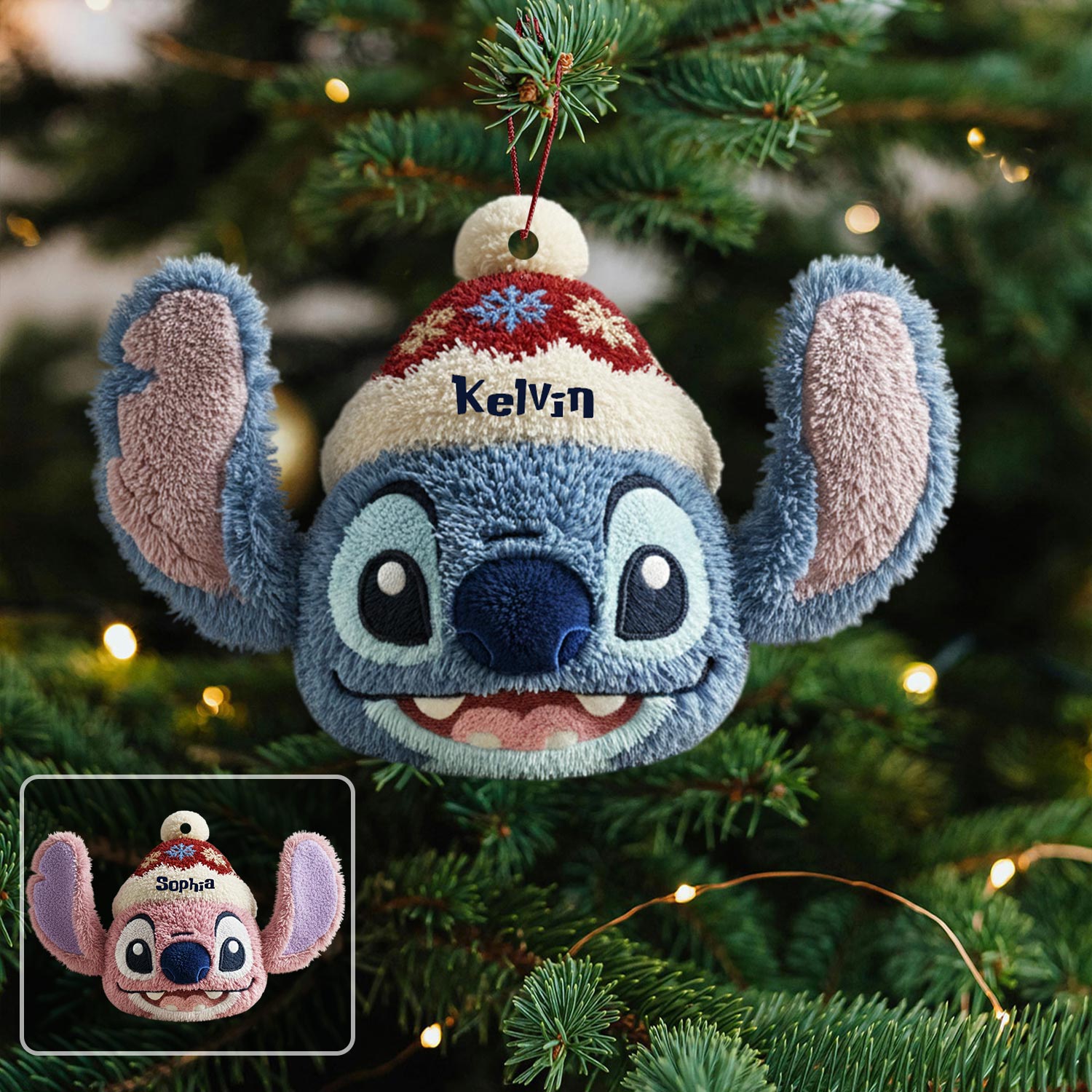 Personalized Ohana Ornament Gift for Friends | Christmas Decorations Ornament GradoCreations