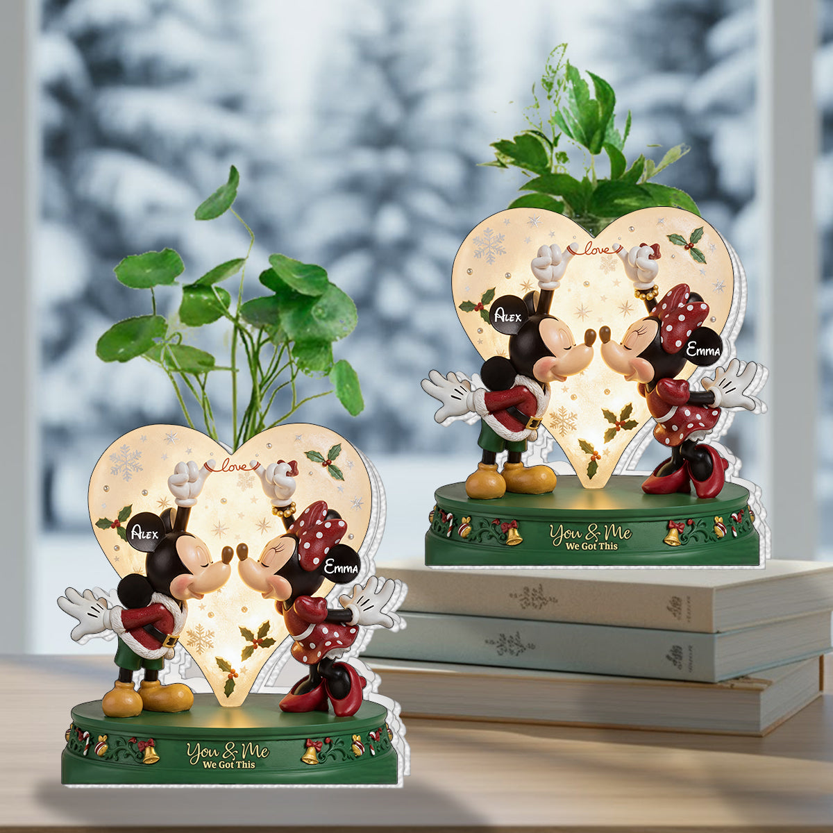 Personalized Acrylic Flower Vase Custom Design Gift for Couples Custom Shape Acrylic Flower Vase GradoCreations