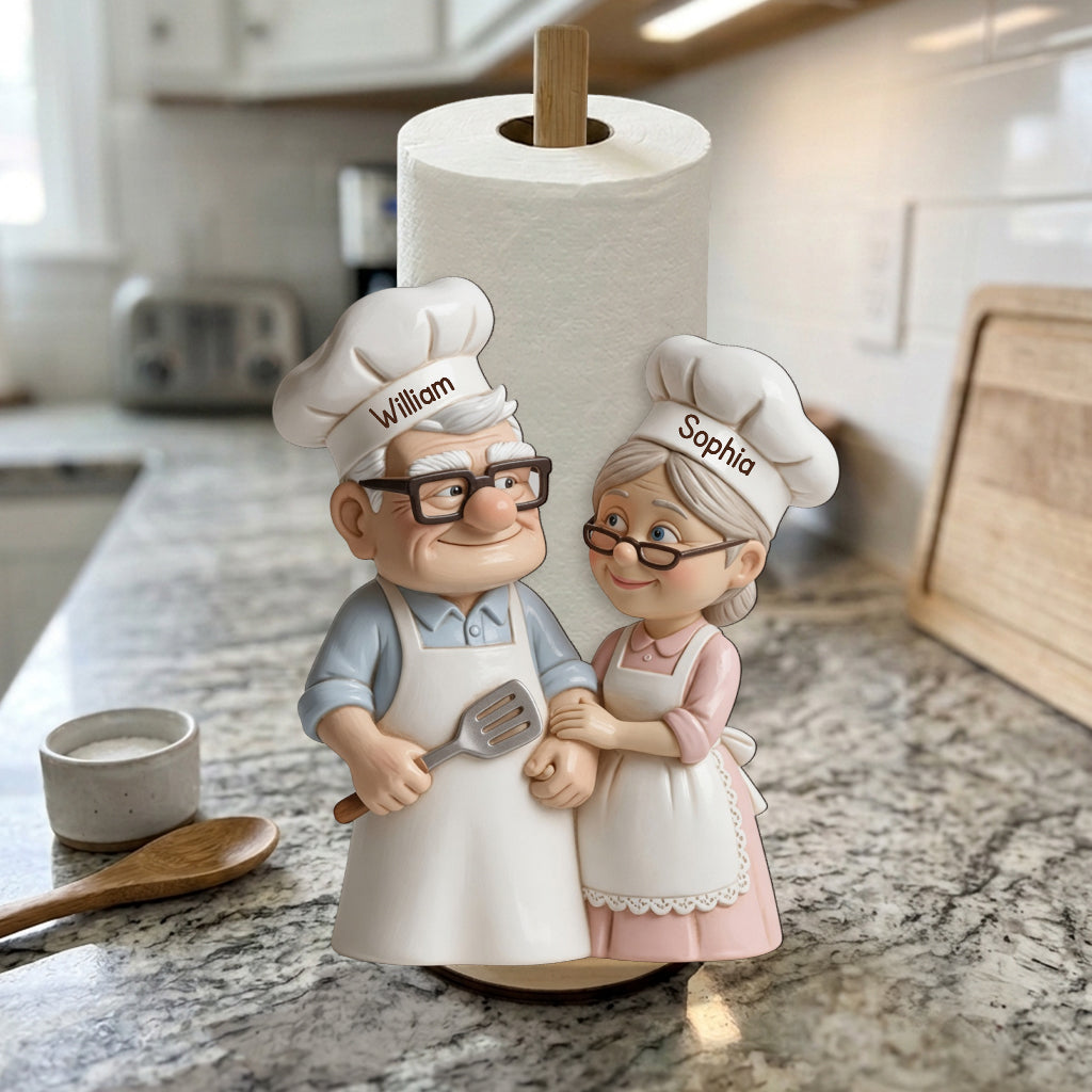 Personalized Up Movie Paper Towel Stand Couples Gift for Kitchen Paper Towel Stand GradoCreations