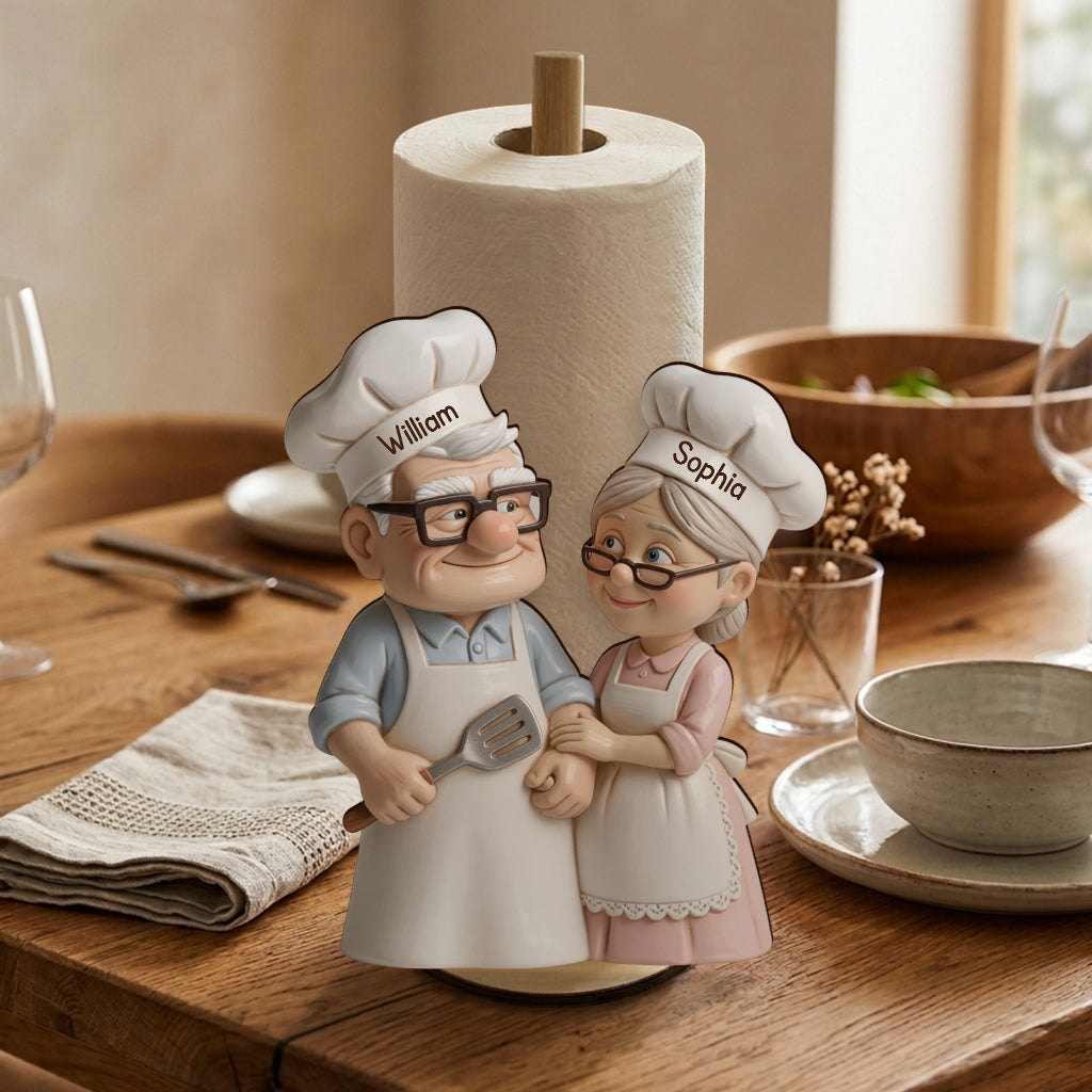 Personalized Up Movie Paper Towel Stand Couples Gift for Kitchen Paper Towel Stand GradoCreations