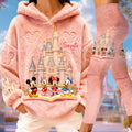 Personalized Disney Castle Mouse Hoodie & Leggings Set for Kids Hoodie & Leggings GradoCreations