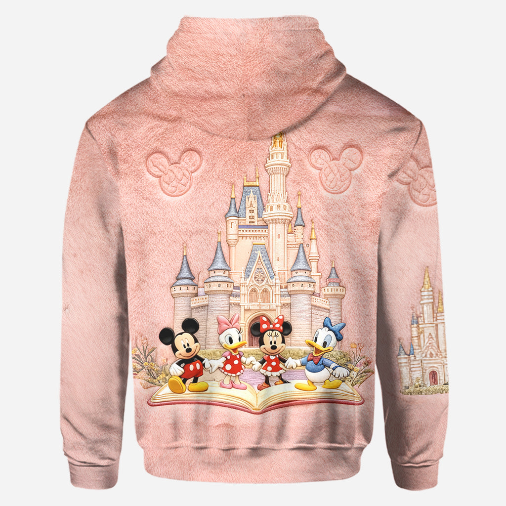 Personalized Disney Castle Mouse Hoodie & Leggings Set for Kids Hoodie & Leggings GradoCreations