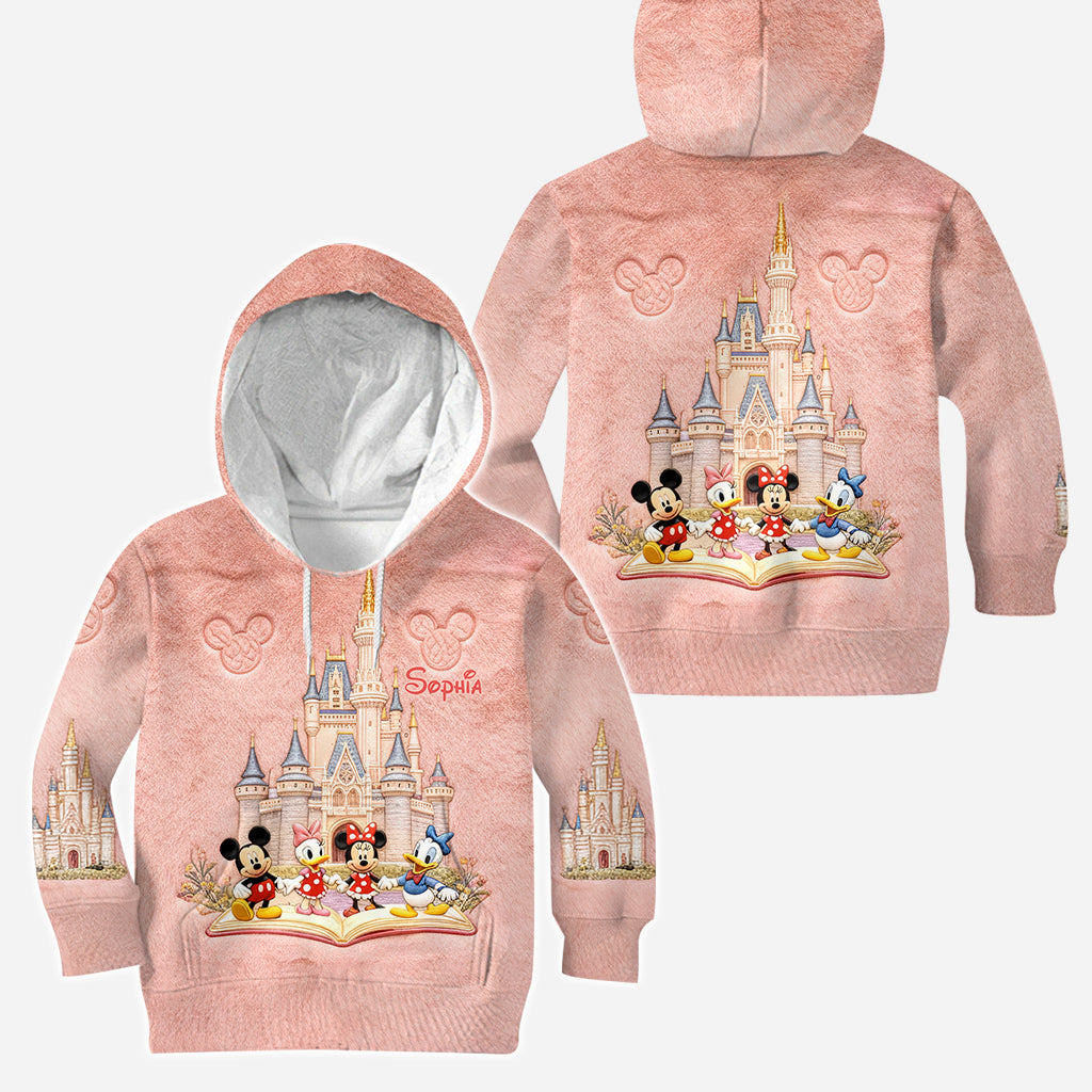 Personalized Disney Castle Mouse Hoodie & Leggings Set for Kids Hoodie & Leggings GradoCreations