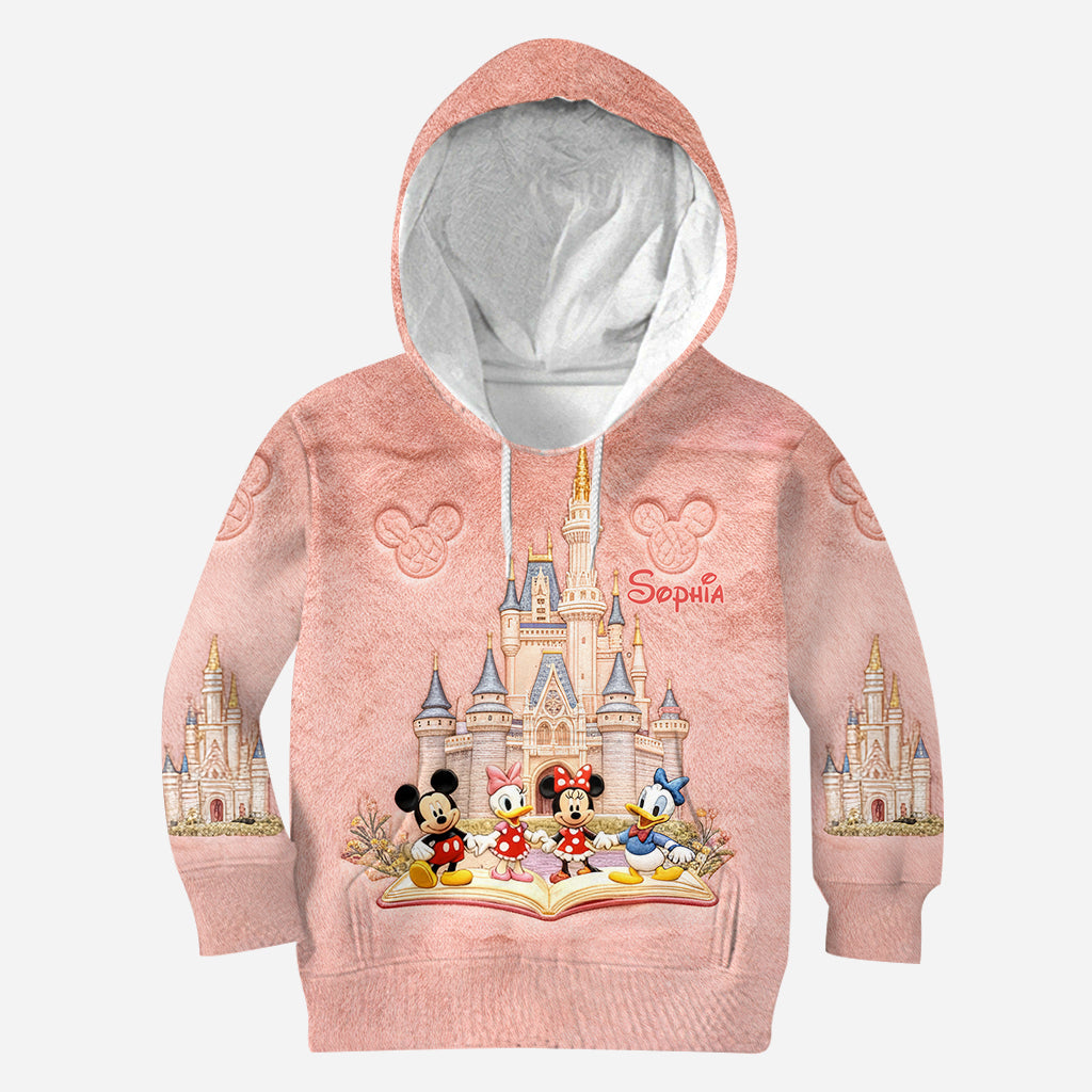 Personalized Disney Castle Mouse Hoodie & Leggings Set for Kids Hoodie & Leggings GradoCreations
