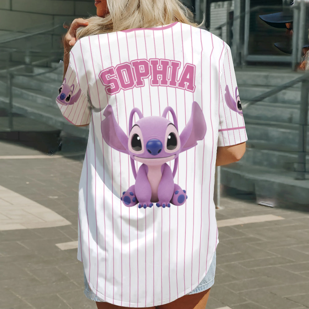 Personalized Kids Baseball Jersey with Ohana Design for Family Baseball Jersey GradoCreations