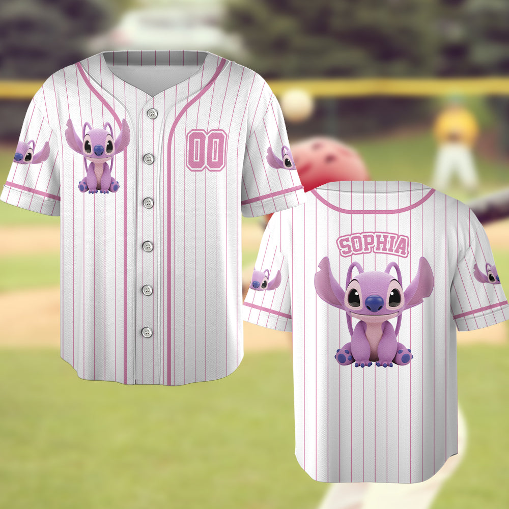 Personalized Kids Baseball Jersey with Ohana Design for Family Baseball Jersey GradoCreations