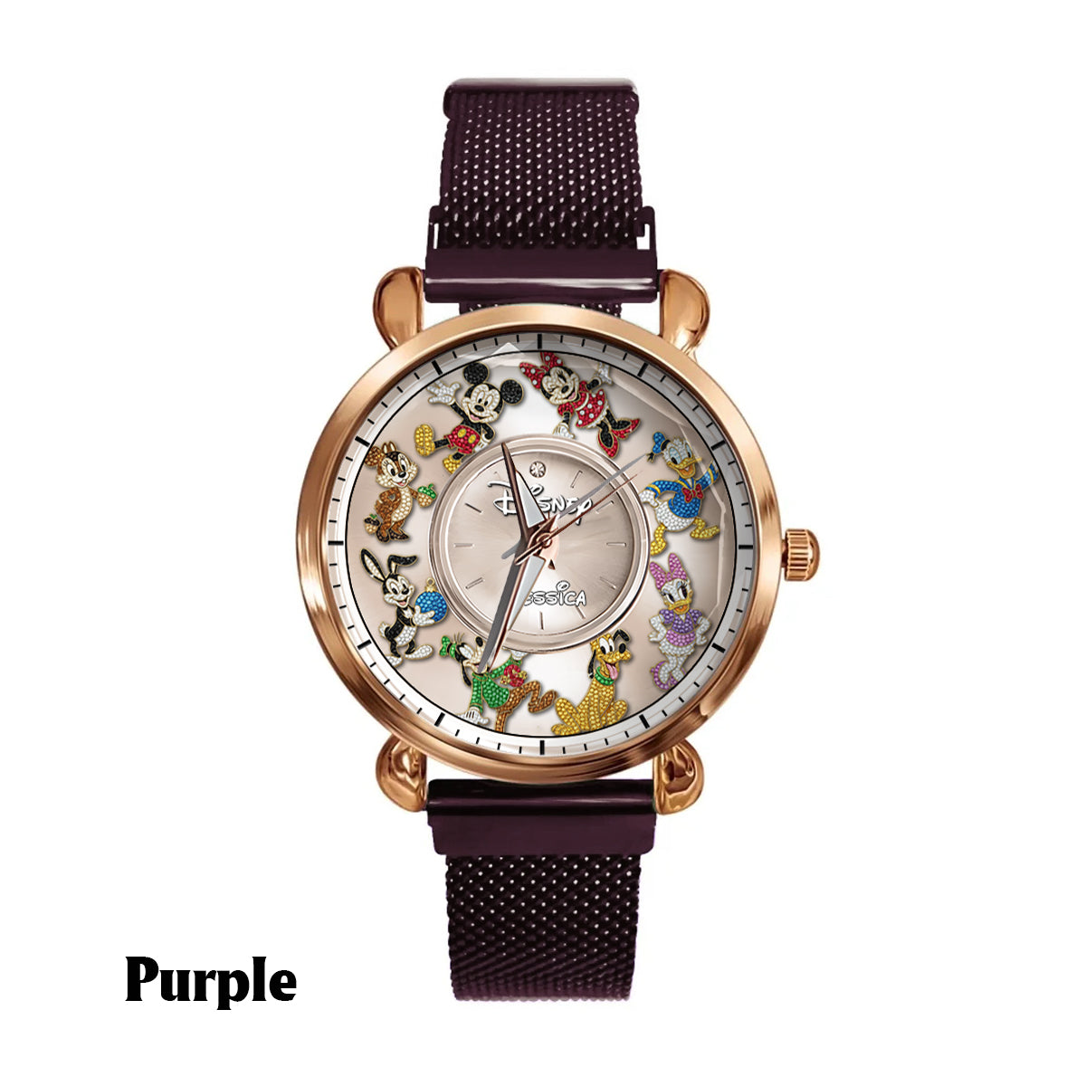 Personalized Disney Mouse Women Hand Watch Custom Name Gift Women Hand Watch GradoCreations