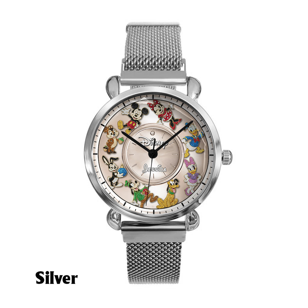Personalized Disney Mouse Women Hand Watch Custom Name Gift Women Hand Watch GradoCreations