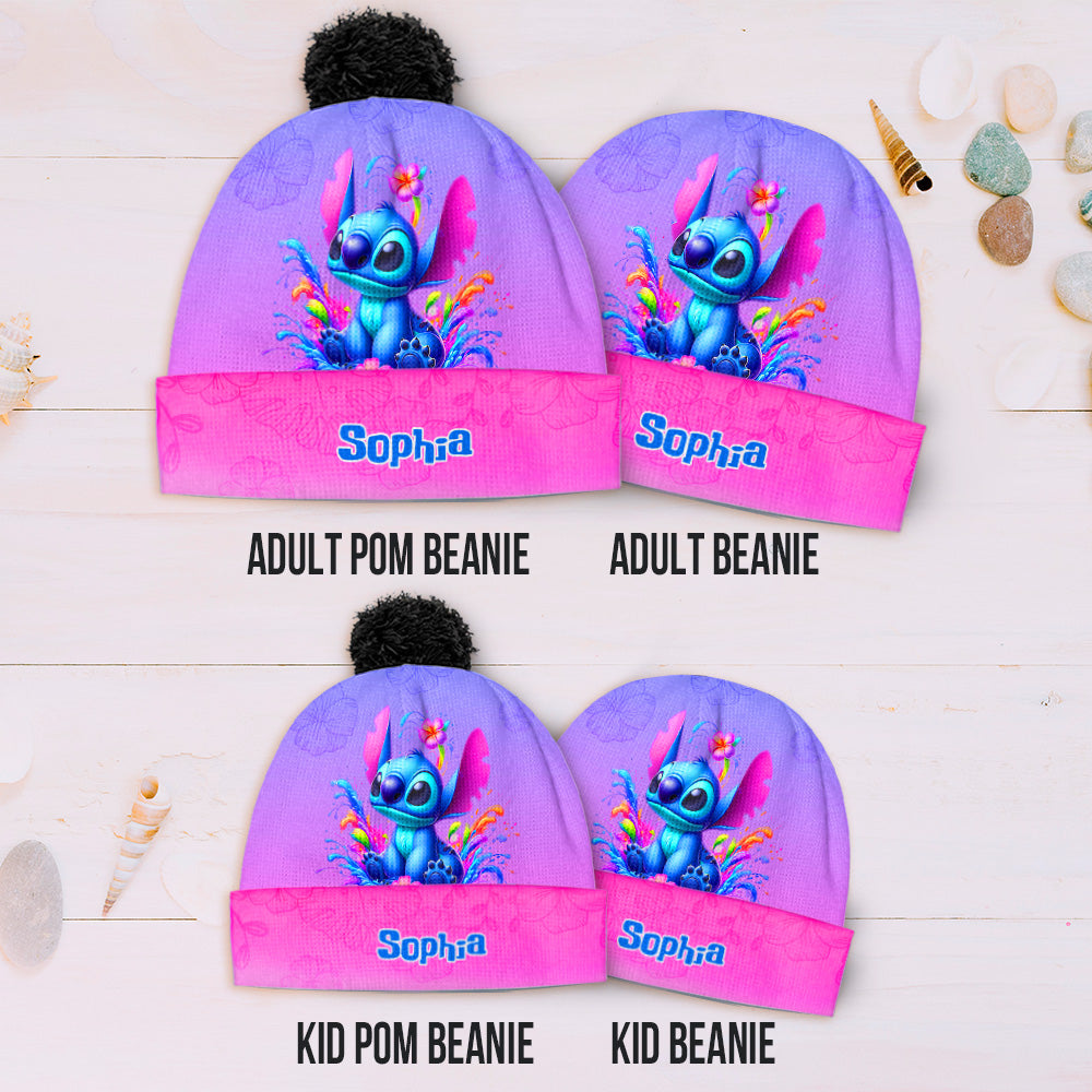 Personalized Ohana Beanie Hat Custom Name Gift for Kids Beanie Hat GradoCreations