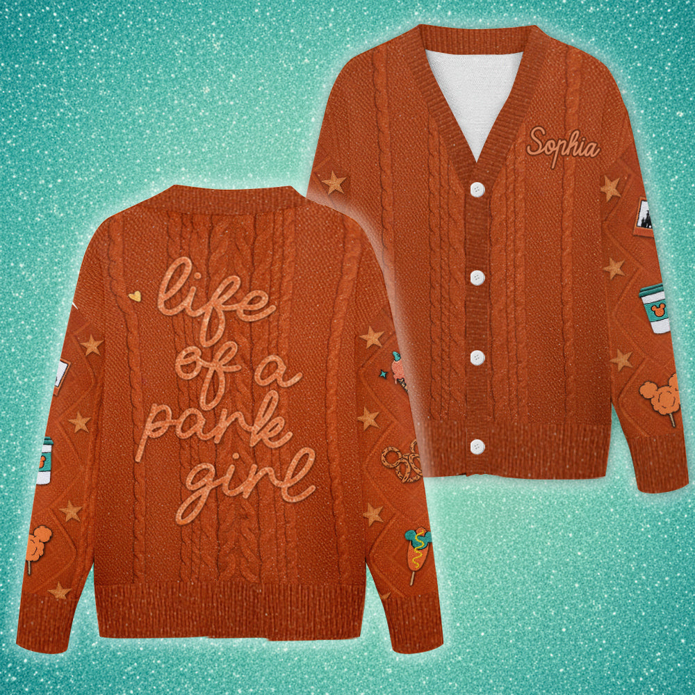 Personalized Unisex Mouse Cardigan Sweater for Women | Custom Name Gift Cardigan Sweater GradoCreations