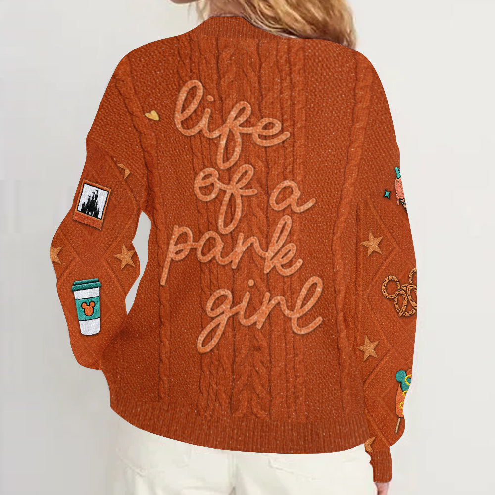 Personalized Unisex Mouse Cardigan Sweater for Women | Custom Name Gift Cardigan Sweater GradoCreations
