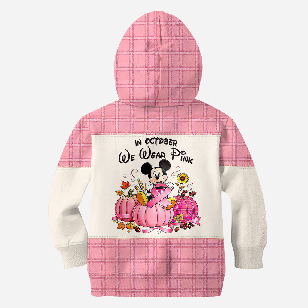 Personalized Breast Cancer Awareness All Over Shirt for Women - October Pink Gift All Over Shirt GradoCreations
