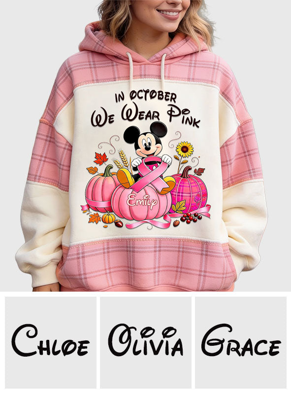 Personalized Breast Cancer Awareness All Over Shirt for Women - October Pink Gift All Over Shirt GradoCreations