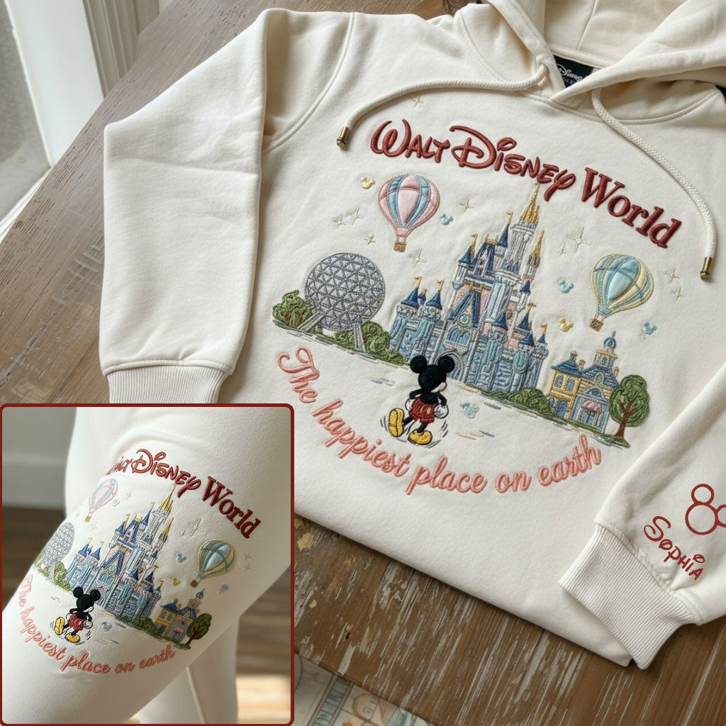 Personalized Disney Hoodie and Leggings Set for Kids | Custom Name Gift Hoodie & Leggings GradoCreations
