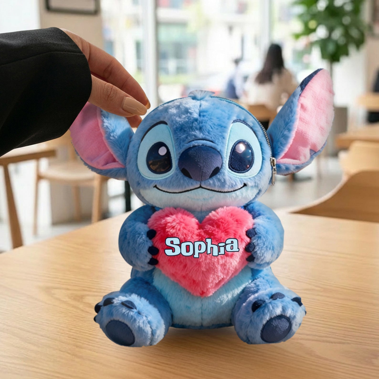 Personalized Plush Crossbag Cute Ohana Design Gift for Kids Plush Crossbag GradoCreations