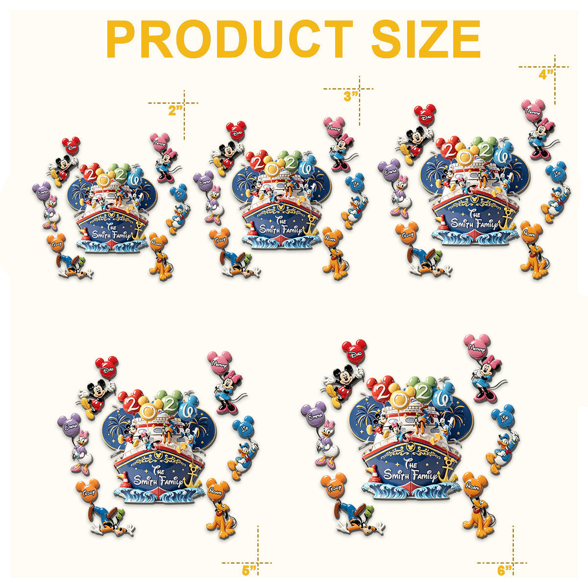 Personalized Dream Cruise Magnet Custom Family Keepsake Gift Magnet GradoCreations