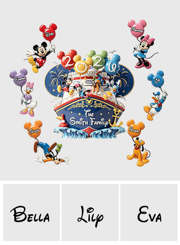 Personalized Dream Cruise Magnet Custom Family Keepsake Gift Magnet GradoCreations