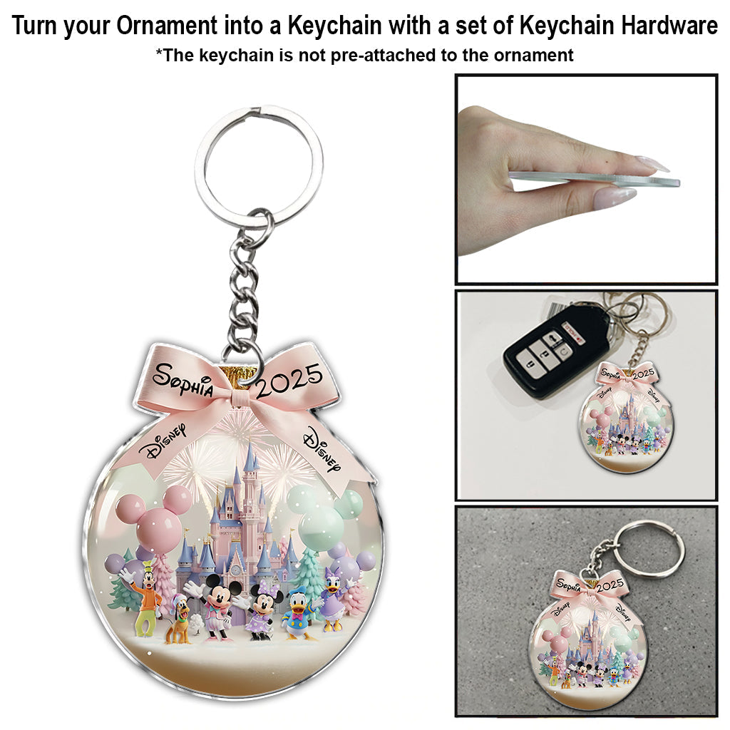Personalized Disney Mouse Ornament Custom Name Gift for Christmas Ornament GradoCreations