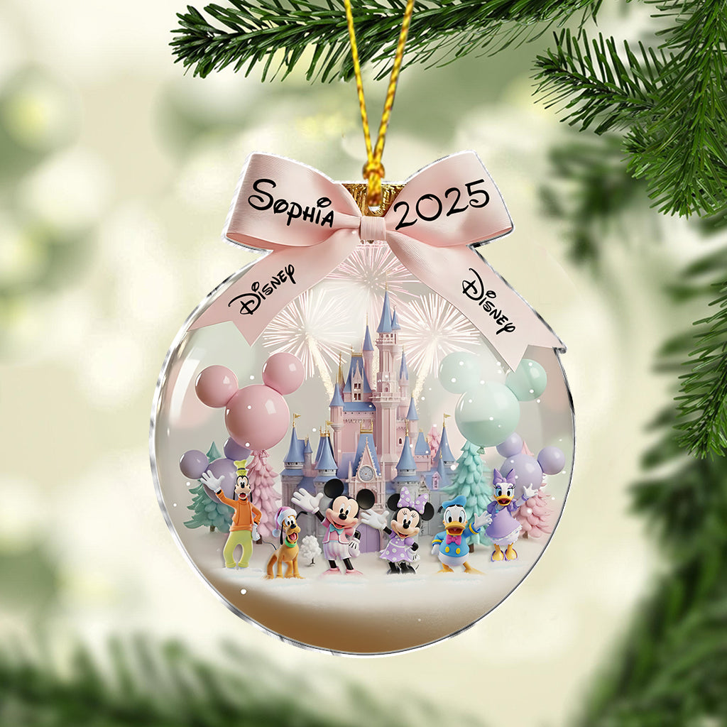 Personalized Disney Mouse Ornament Custom Name Gift for Christmas Ornament GradoCreations