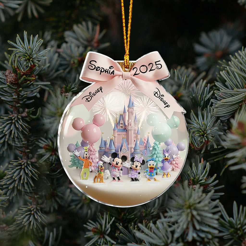 Personalized Disney Mouse Ornament Custom Name Gift for Christmas Ornament GradoCreations