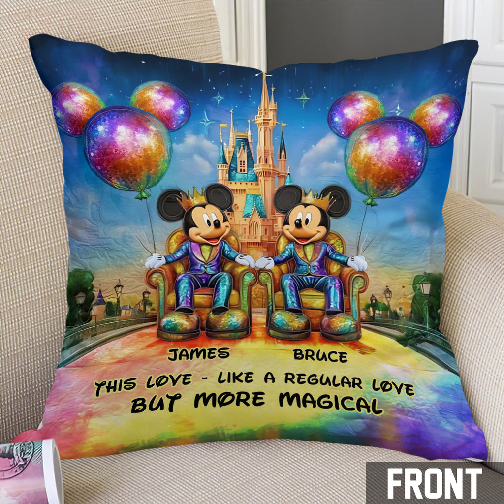 Personalized Magical Mouse Throw Pillow Custom Name Gift Throw Pillow GradoCreations