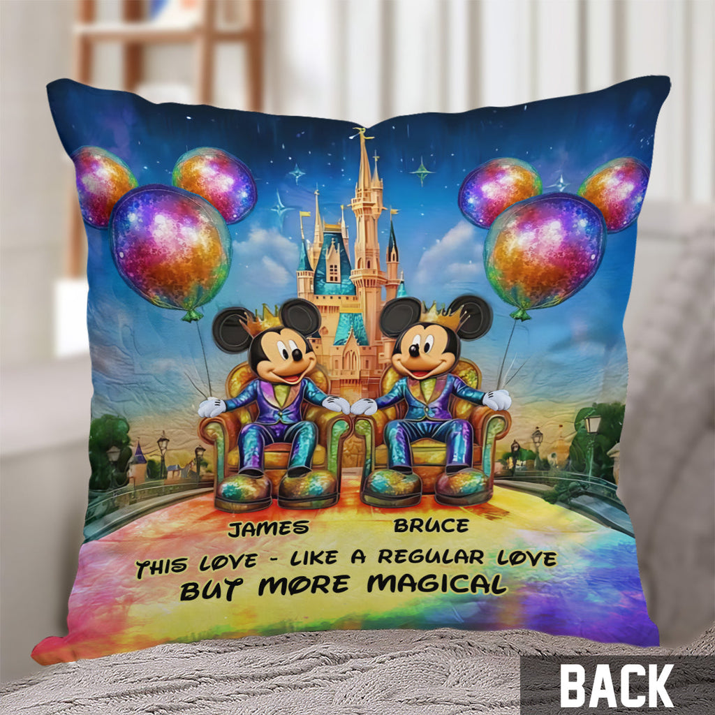 Personalized Magical Mouse Throw Pillow Custom Name Gift Throw Pillow GradoCreations