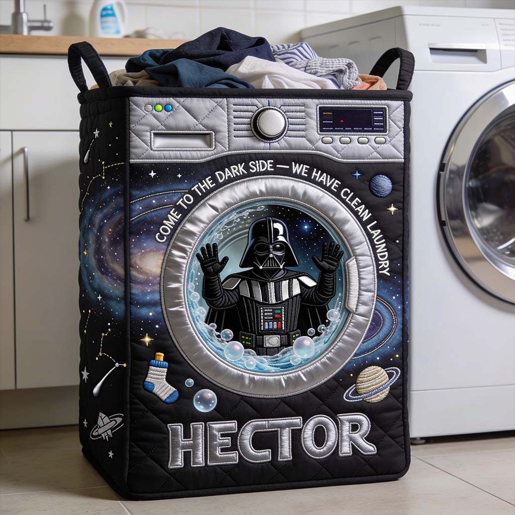 Personalized Star Wars Laundry Basket Custom Name Gift Laundry Basket GradoCreations