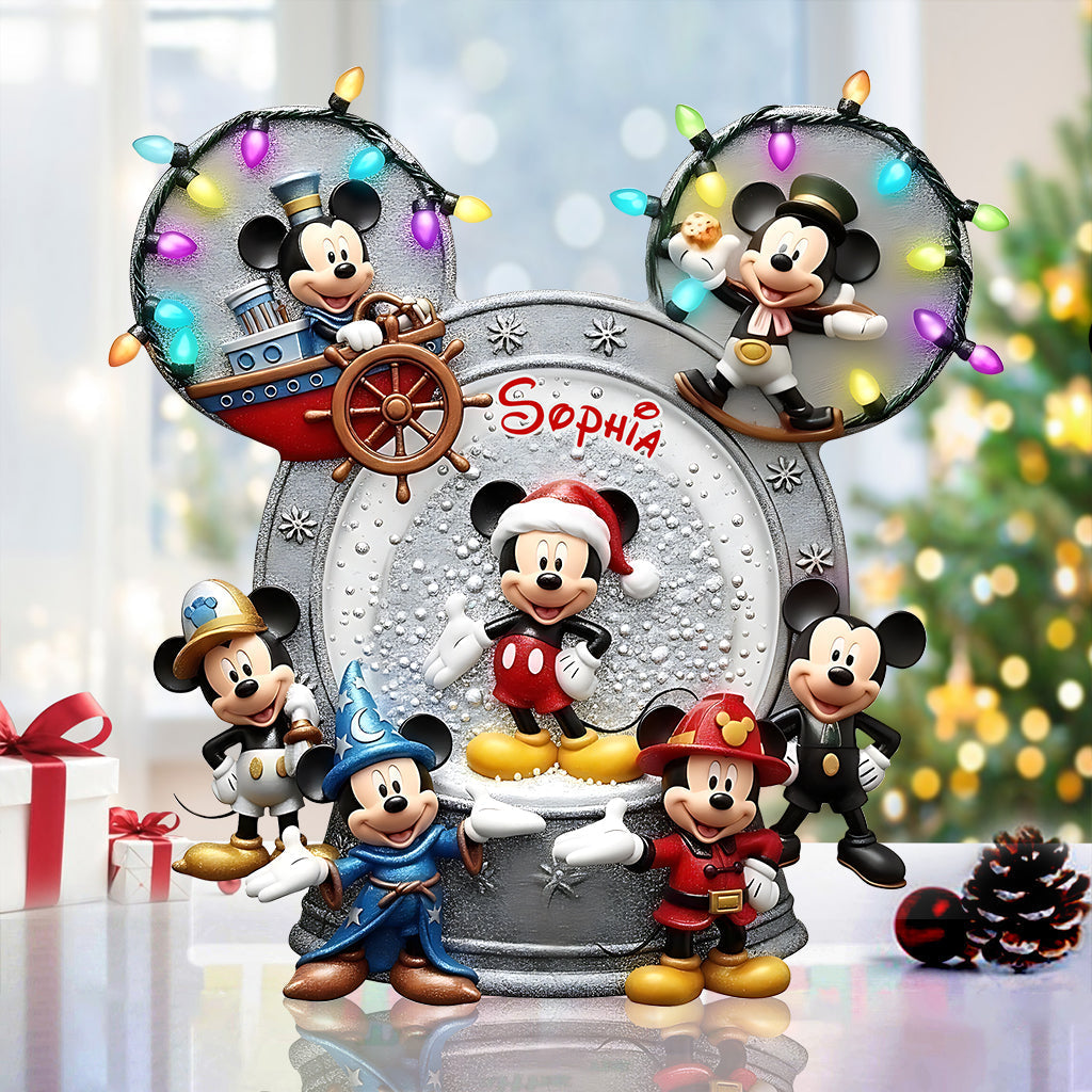 Personalized Mickey Mouse Acrylic Plaque Custom Gift for Kids Custom Shaped Acrylic Plaque GradoCreations