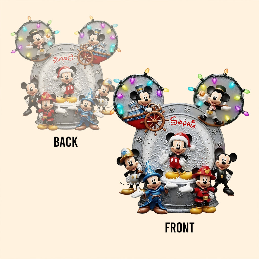 Personalized Mickey Mouse Acrylic Plaque Custom Gift for Kids Custom Shaped Acrylic Plaque GradoCreations