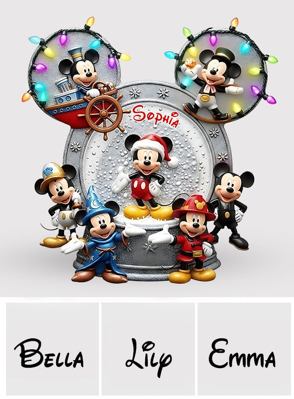 Personalized Mickey Mouse Acrylic Plaque Custom Gift for Kids Custom Shaped Acrylic Plaque GradoCreations