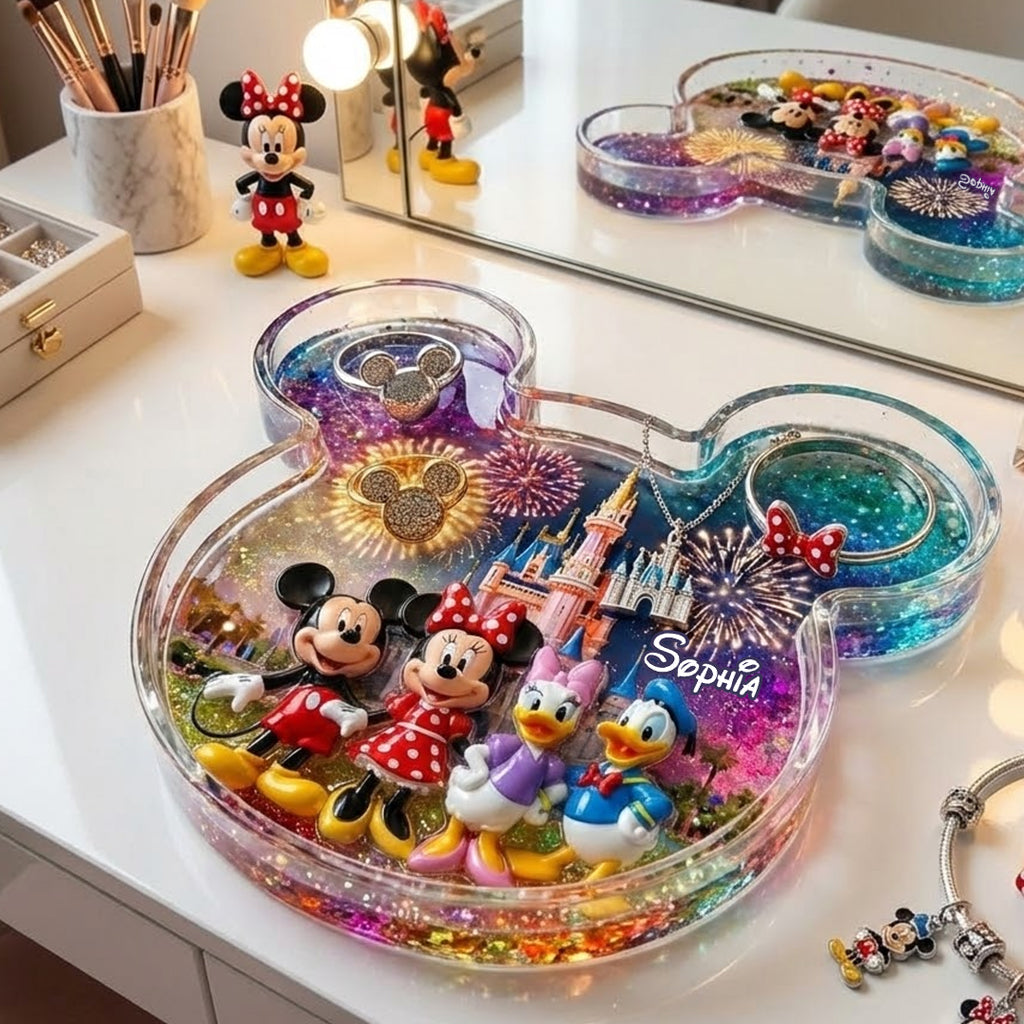 Personalized Mickey Mouse Acrylic Catch-All Tray for Kids Catch-All Tray GradoCreations