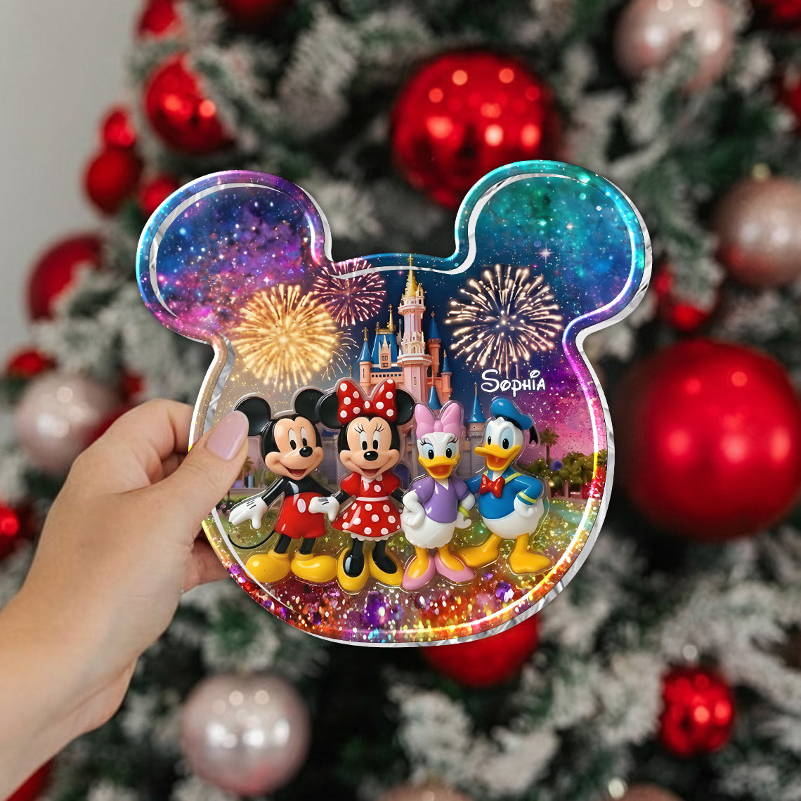 Personalized Mickey Mouse Acrylic Catch-All Tray for Kids Catch-All Tray GradoCreations