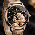 Personalized Beauty and the Beast Women's Hand Watch Custom Name Gift Women Hand Watch GradoCreations