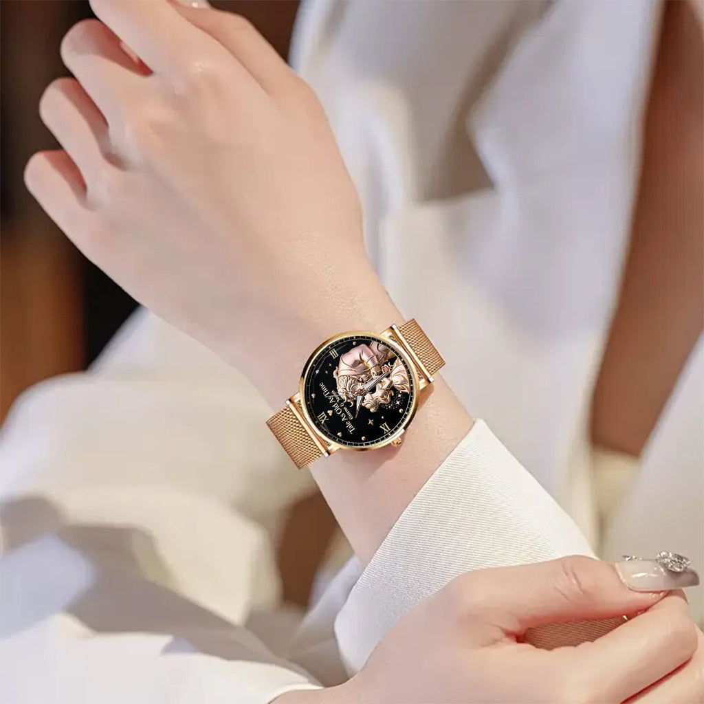 Personalized Beauty and the Beast Women's Hand Watch Custom Name Gift Women Hand Watch GradoCreations