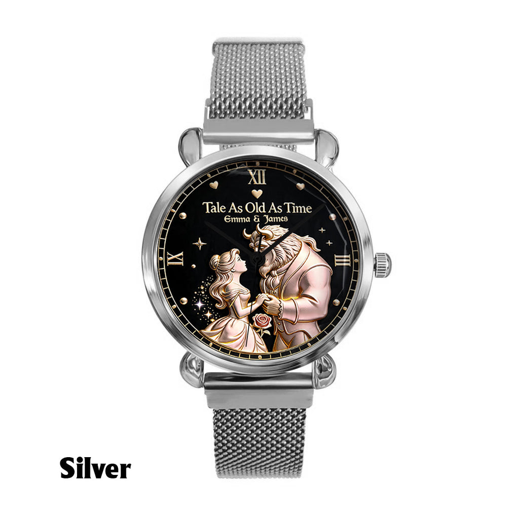 Personalized Beauty and the Beast Women's Hand Watch Custom Name Gift Women Hand Watch GradoCreations