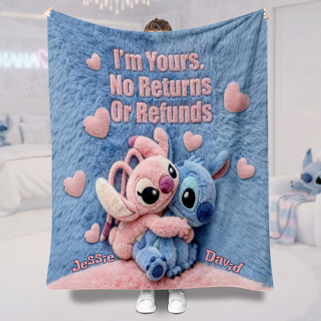 Personalized Ohana Blanket Custom Name Gift for Couples Blanket GradoCreations