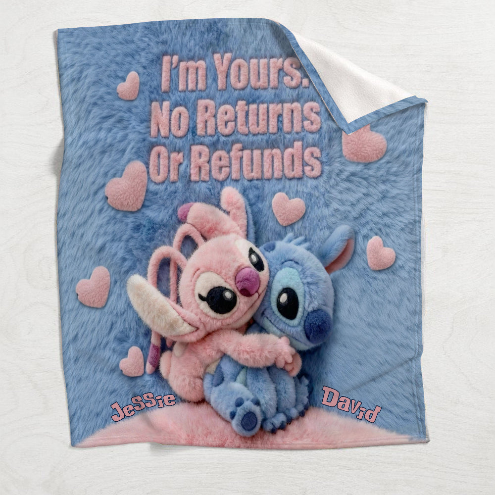 Personalized Ohana Blanket Custom Name Gift for Couples Blanket GradoCreations