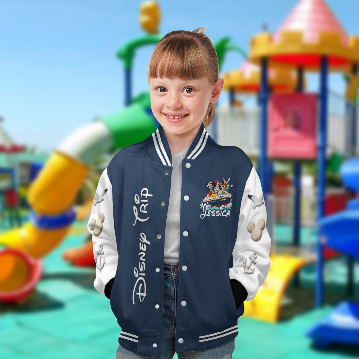 Personalized Disney Cruise Varsity Jacket Custom Name Gift Varsity Jacket GradoCreations