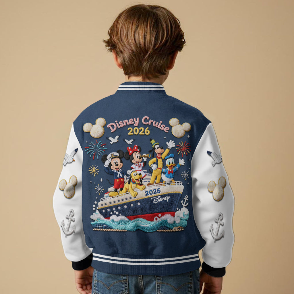 Personalized Disney Cruise Varsity Jacket Custom Name Gift Varsity Jacket GradoCreations