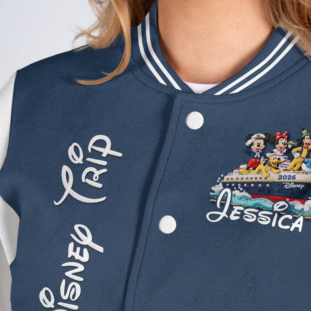 Personalized Disney Cruise Varsity Jacket Custom Name Gift Varsity Jacket GradoCreations