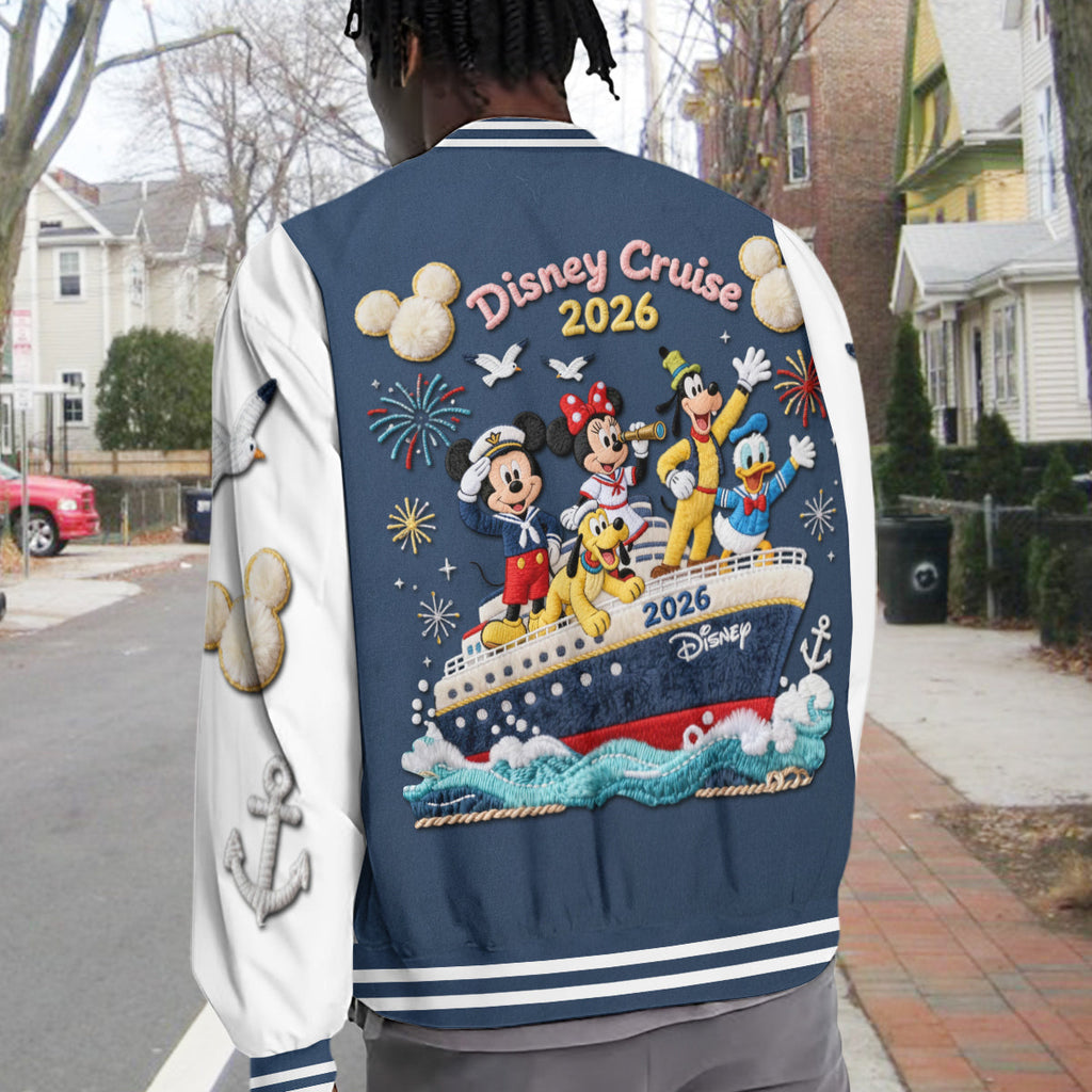 Personalized Disney Cruise Varsity Jacket Custom Name Gift Varsity Jacket GradoCreations